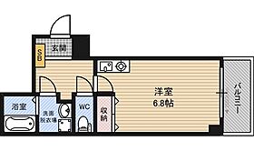 ラフィーネsunI 702 ｜ 大阪府大阪市福島区玉川４丁目10番4号（賃貸マンション1R・7階・21.63㎡） その2