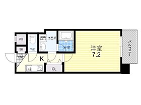 大阪府大阪市北区中津６丁目（賃貸マンション1K・6階・23.40㎡） その2