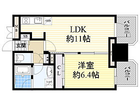 プレサンスNEO中之島公園  ｜ 大阪府大阪市北区菅原町（賃貸マンション1LDK・7階・42.56㎡） その2