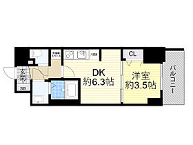 大阪府大阪市福島区吉野２丁目11番11号（賃貸マンション1DK・2階・28.90㎡） その2