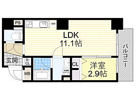 大阪府大阪市西区新町１丁目14番35号（賃貸マンション1LDK・3階・34.98㎡） その2