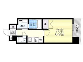 クレビオス梅田北  ｜ 大阪府大阪市北区中津４丁目（賃貸マンション1K・4階・24.39㎡） その2