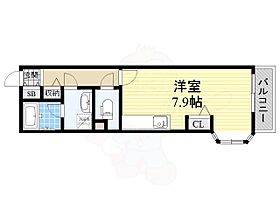 大阪府大阪市福島区吉野３丁目（賃貸マンション1R・4階・24.92㎡） その2