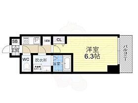 大阪府大阪市福島区玉川２丁目（賃貸マンション1K・9階・20.56㎡） その2