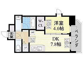 大阪府大阪市北区中津６丁目（賃貸マンション1DK・8階・32.66㎡） その2