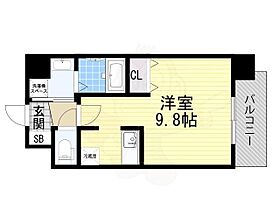 大阪府大阪市西区靱本町３丁目（賃貸マンション1R・11階・25.84㎡） その2