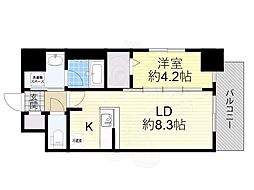 Metrosa京町堀 8階/-