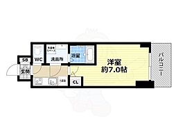 S-RESIDENCE福島Alovita 1Kの間取図画像