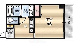 Urban寿 1Kの間取図画像
