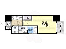 ファーストフィオーレ九条 1Kの間取図画像