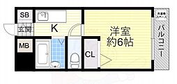 JR大阪環状線 天満駅 徒歩5分 6階/-