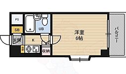 リッチハイツ・パークサイド ワンルームの間取図画像