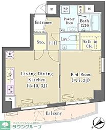 Maison de Takaya 1LDKの間取図画像