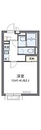 CLEINO大田中央 1Kの間取図画像