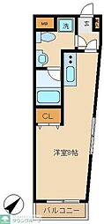 S・FLAT2 ワンルームの間取図画像