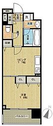 クリオ五反田 1DKの間取図画像