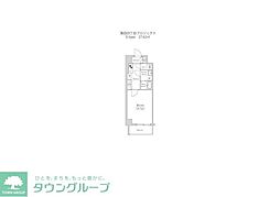 WINGPREMIERKAMATA 1Kの間取図画像