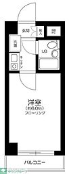 ライオンズマンション蒲田第2 1Kの間取図画像