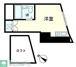 FRIENDRICHHOUSE東馬込Part1 ワンルームの間取図画像