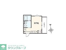 MELLAS馬込 1Kの間取図画像
