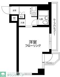 ライオンズマンション大森本町第3 ワンルームの間取図画像
