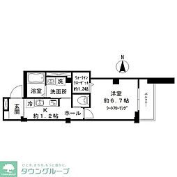 Persimmon 1Kの間取図画像