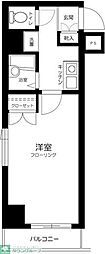 スカイコート蒲田駅前 1Kの間取図画像