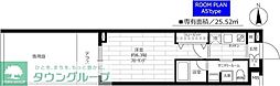 ステージグランデ蒲田2 1Kの間取図画像