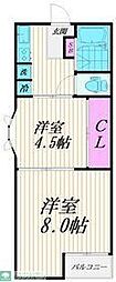 タウンハウス 2Kの間取図画像