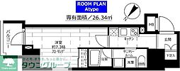 グランドコンシェルジュ蒲田 1Kの間取図画像