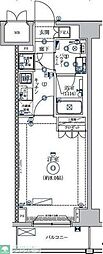 セジョリ蒲田イースト 1Kの間取図画像