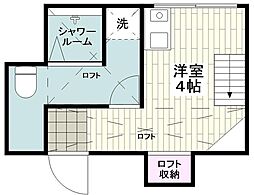 STUDIOS・COM ワンルームの間取図画像