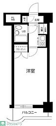 グローリア初穂東糀谷 ワンルームの間取図画像