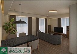 京急本線 六郷土手駅 徒歩3分の賃貸マンション 3階3LDKのリビング/ダイニング