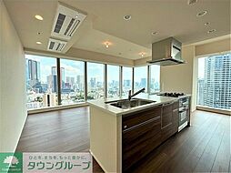 東京メトロ南北線 白金高輪駅 徒歩3分の賃貸マンション 27階2LDKのリビング/ダイニング