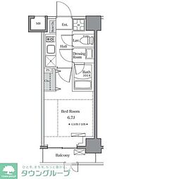 京急本線 青物横丁駅 徒歩6分の賃貸マンション 1階1Kの間取り