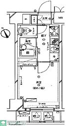 京急本線 雑色駅 徒歩6分の賃貸マンション 3階1Kの間取り