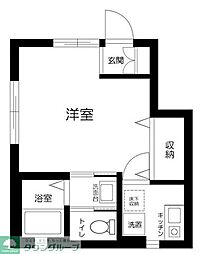 JR京浜東北・根岸線 蒲田駅 徒歩15分の賃貸アパート 1階1Kの間取り