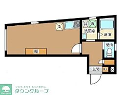 Lafort北千住 ワンルームの間取図画像