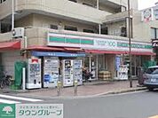 ローソンストア100足立栗原店 徒歩6分。コンビニ 450m