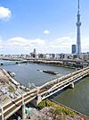 隅田公園 550m