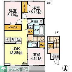 物件の間取り