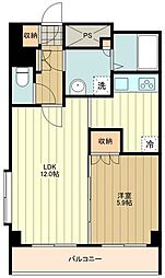 コンフォリア春日富坂 1LDKの間取図画像