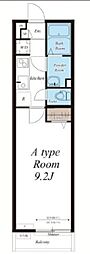 リブリ・操 1Kの間取図画像