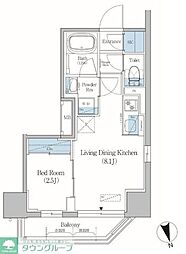 アーバネックス北上野 1LDKの間取図画像