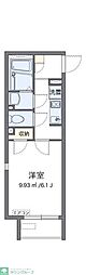 レオネクストリバーパーク 1Kの間取図画像