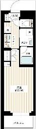 ジュイールパルフェ西新井 1Kの間取図画像