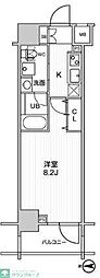 ステージグランデ錦糸町2 1Kの間取図画像