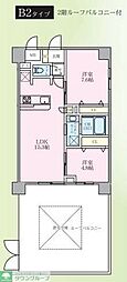 東京スカイツリー・業平1丁目計画 2LDKの間取図画像