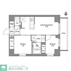 物件の間取り